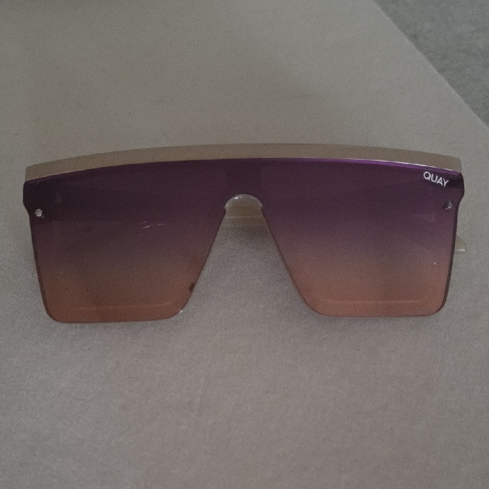 Quay Purple and Brown Gradient Sunglasses